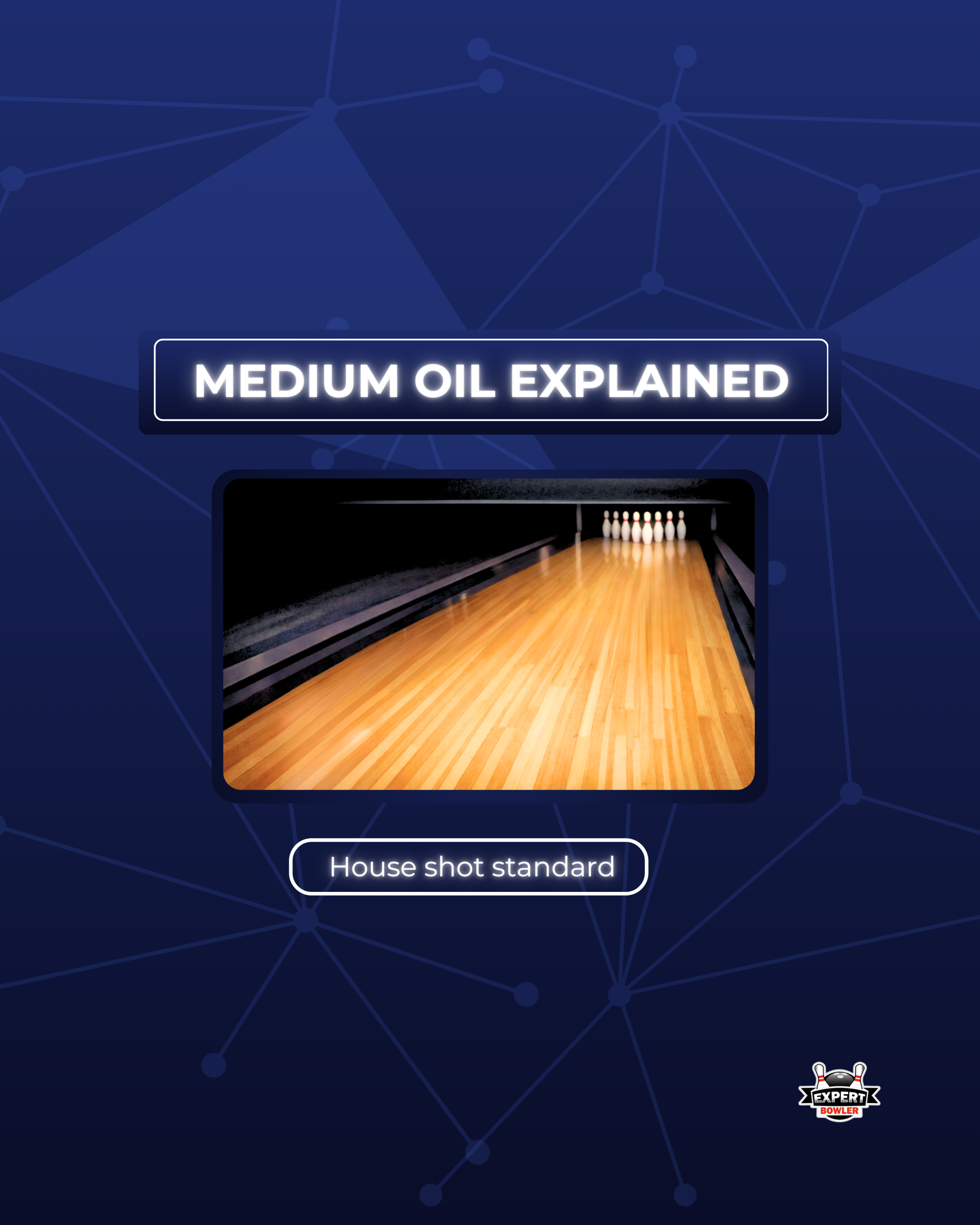 Best Bowling Ball motion showing houste shot standard on medium oil lanes