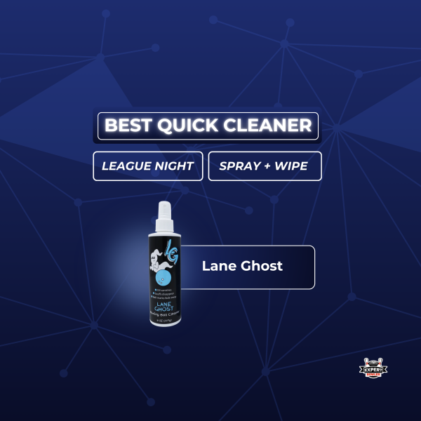 Quick picks snapshot slide for bowling ball cleaners, showing the main category choices at a glance.