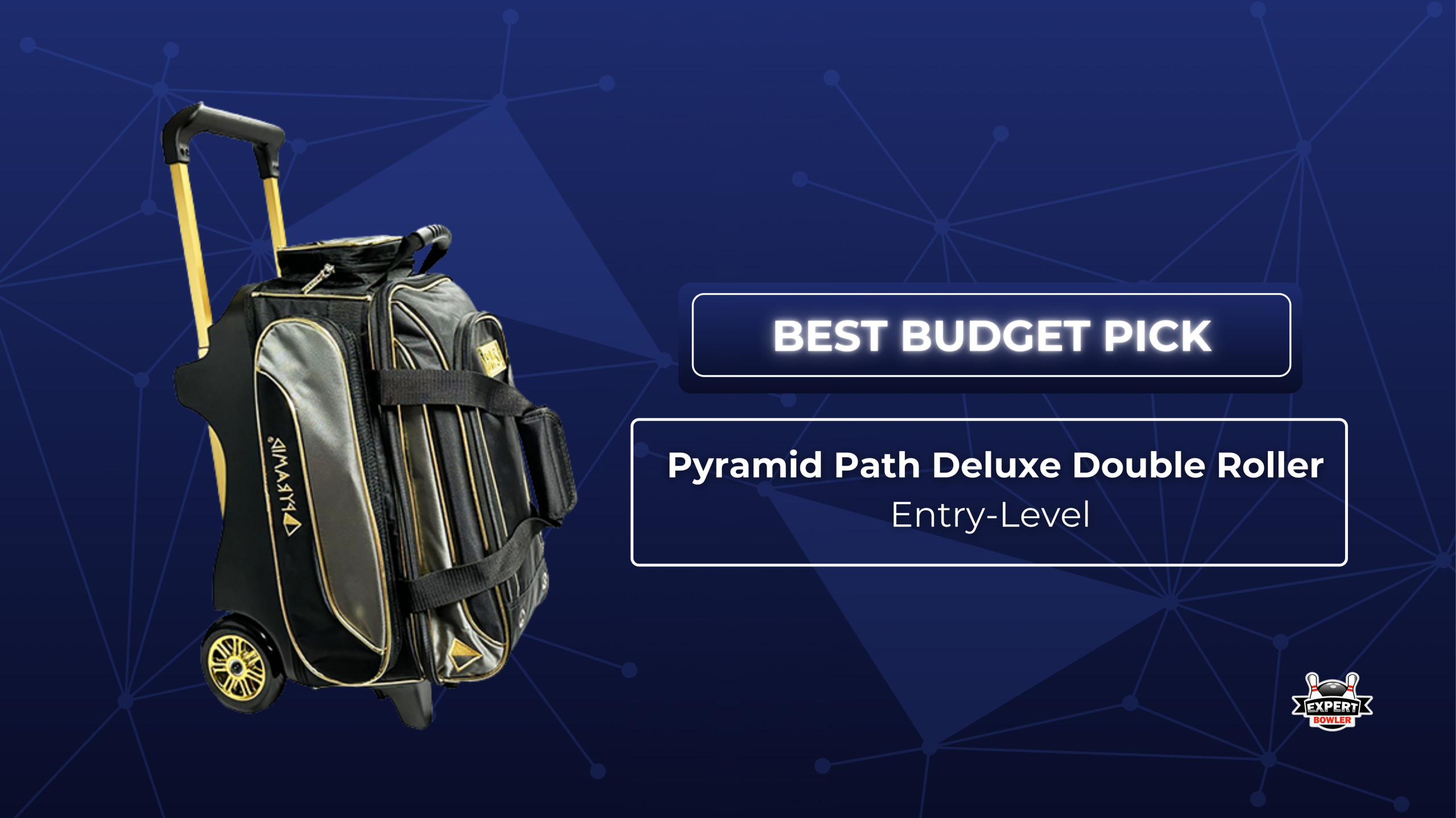 Pyramid Path Deluxe Double Roller bowling bag