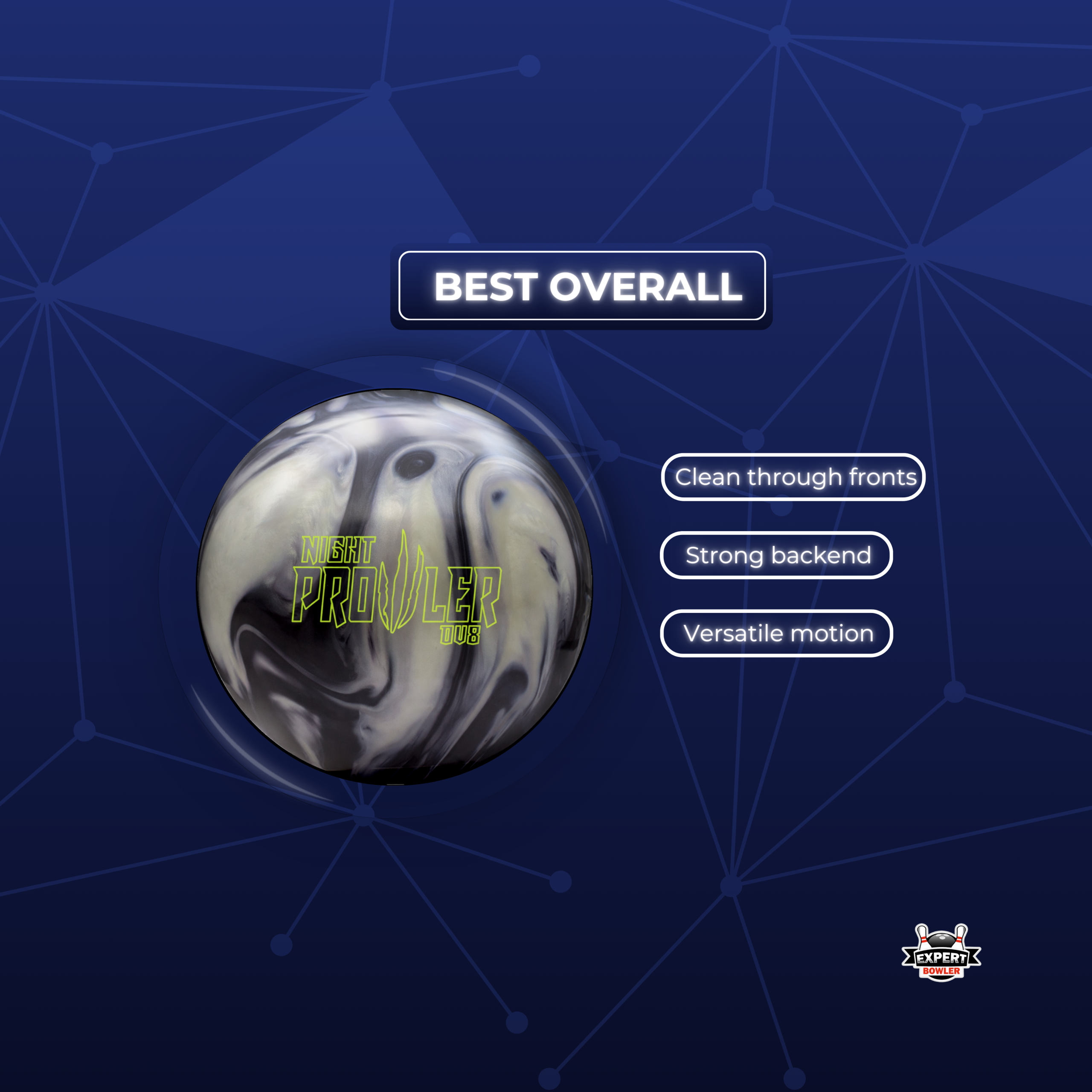 Best Overall Pick Bowling Ball for Medium Oil DV8 Night Prowler